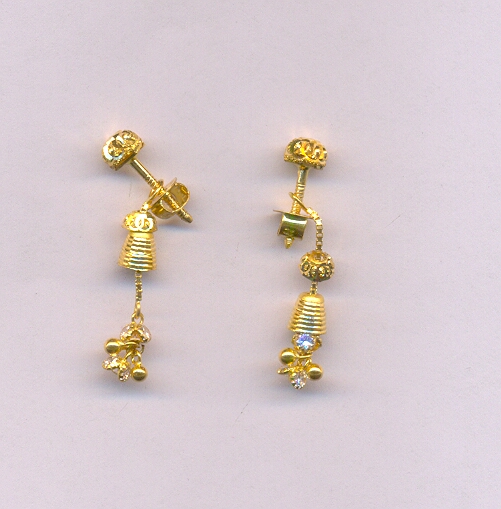 GOLD HANGING PLAIN FANCY