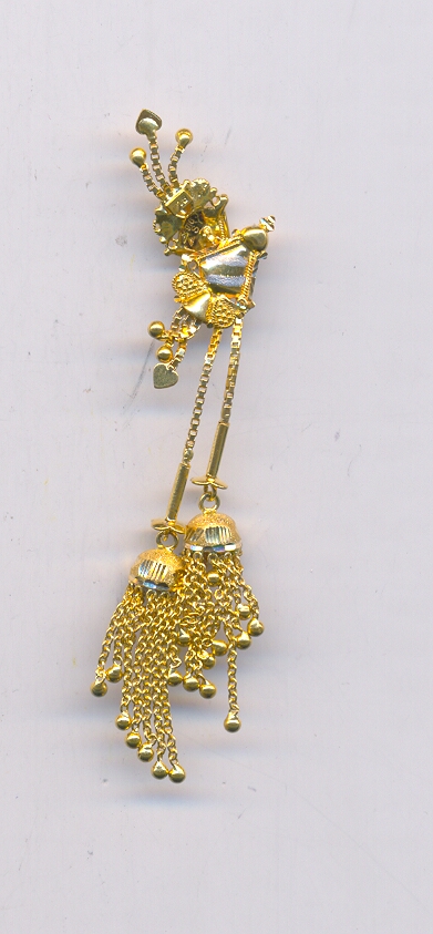 GOLD HANGING PLAIN FANCY