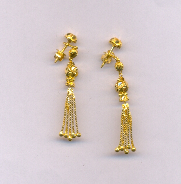 GOLD HANGING PLAIN FANCY