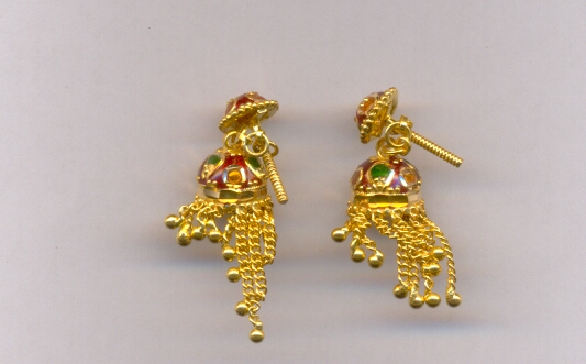 GOLD HANGING PLAIN FANCY