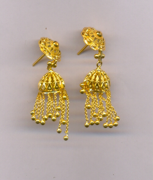 GOLD HANGING PLAIN FANCY