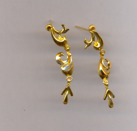 GOLD HANGING PLAIN FANCY