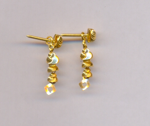 GOLD HANGING PLAIN FANCY