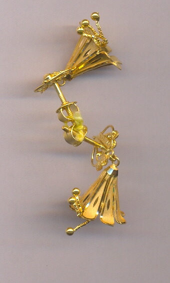 GOLD HANGING PLAIN FANCY
