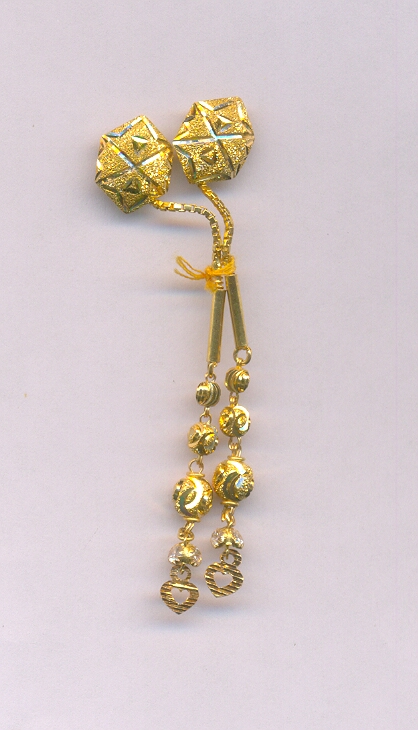 GOLD HANGING PLAIN FANCY
