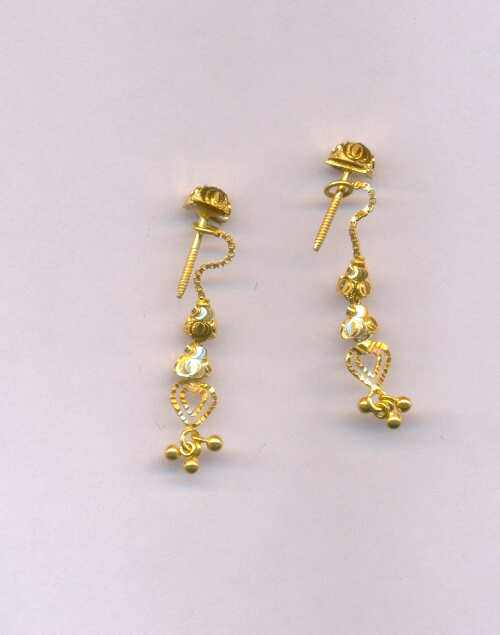 GOLD HANGING PLAIN FANCY