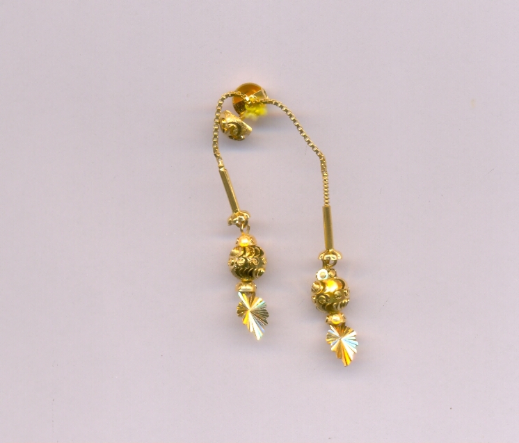 GOLD HANGING PLAIN FANCY