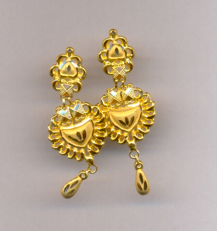 GOLD HANGING PLAIN FANCY