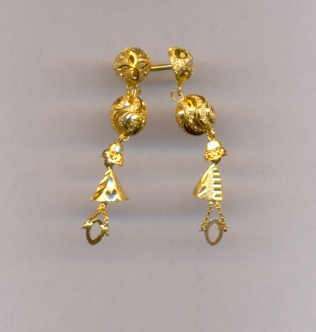 GOLD HANGING PLAIN FANCY