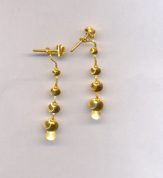 GOLD HANGING PLAIN FANCY