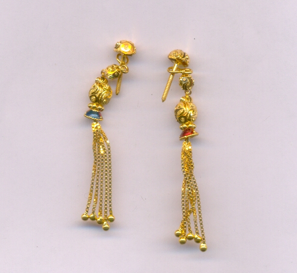 GOLD HANGING PLAIN FANCY