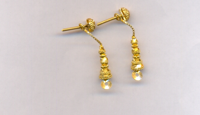 GOLD HANGING PLAIN FANCY