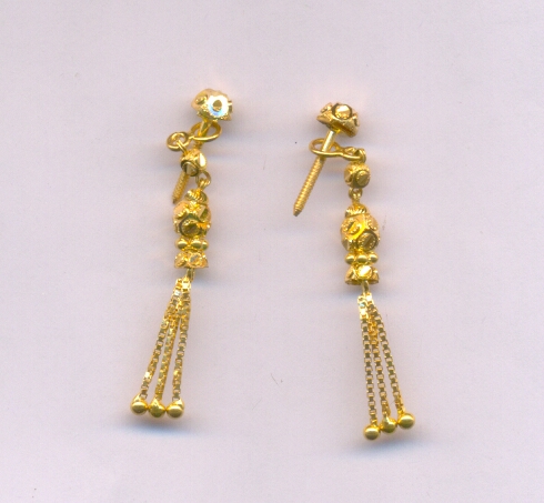 GOLD HANGING PLAIN FANCY