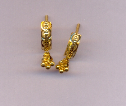 GOLD HANGING PLAIN FANCY