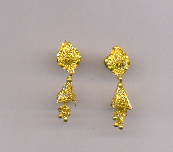 GOLD HANGING PLAIN FANCY