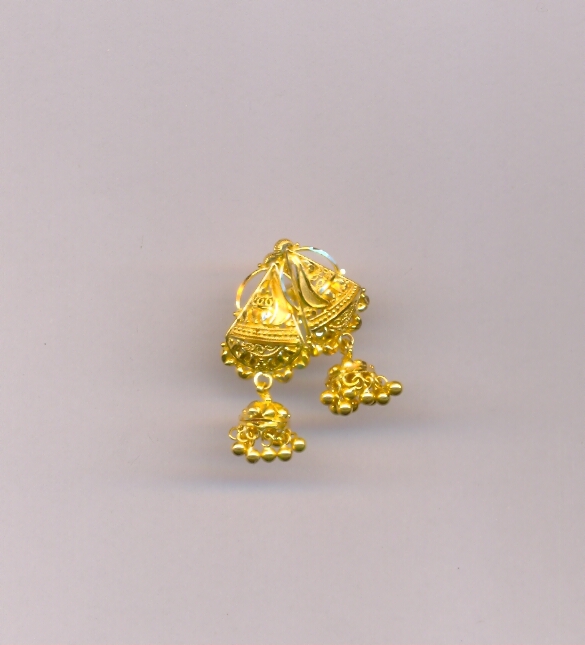 GOLD HANGING PLAIN FANCY