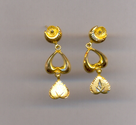 GOLD HANGING PLAIN FANCY