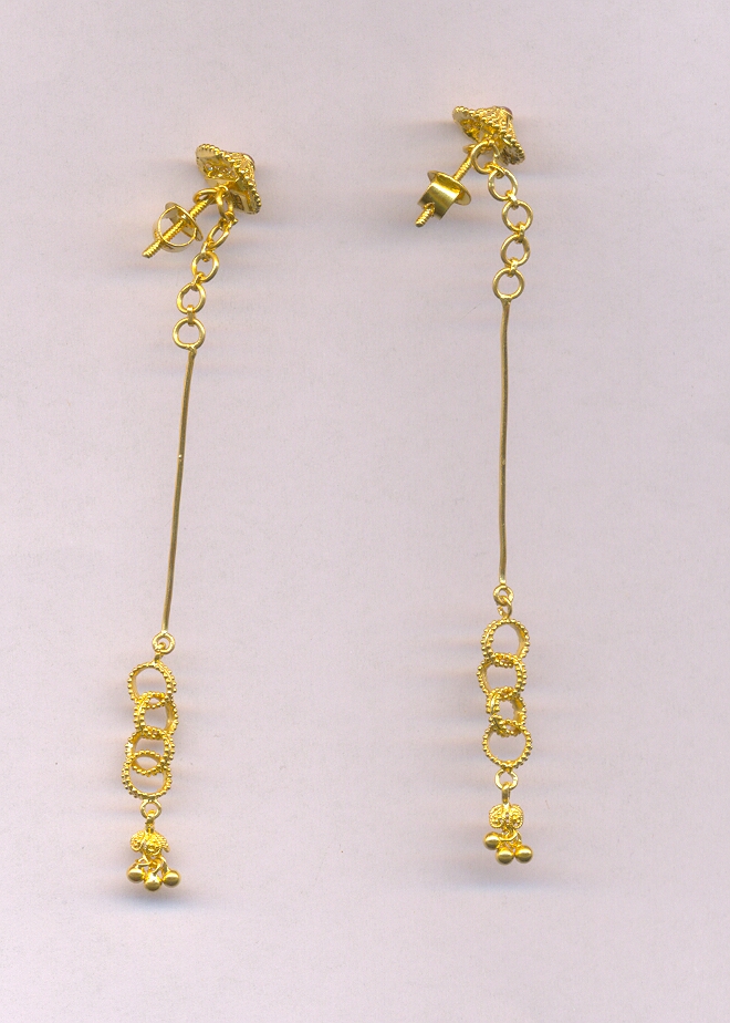 GOLD HANGING PLAIN FANCY
