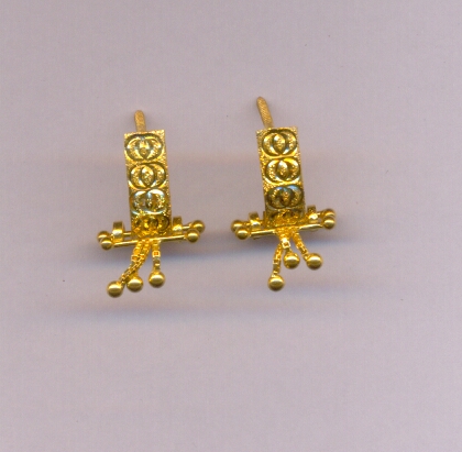 GOLD HANGING PLAIN FANCY