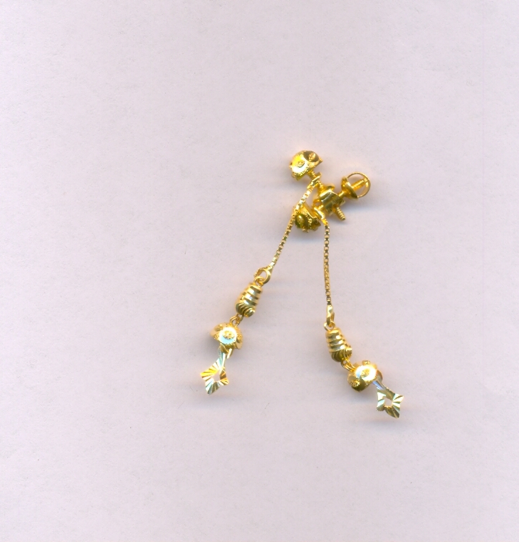 GOLD HANGING PLAIN FANCY