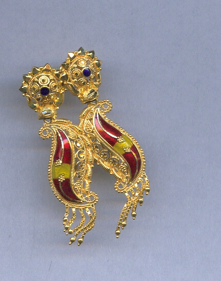 GOLD HANGING PLAIN FANCY