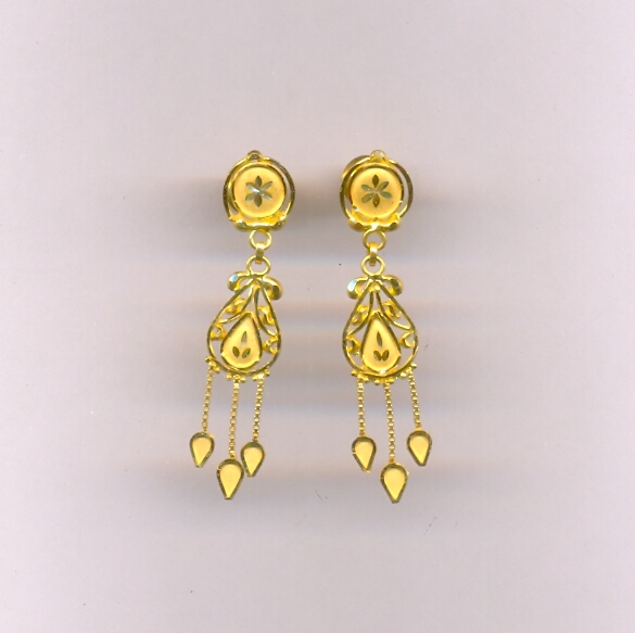 GOLD HANGING PLAIN FANCY