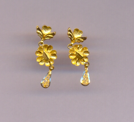 GOLD HANGING PLAIN FANCY