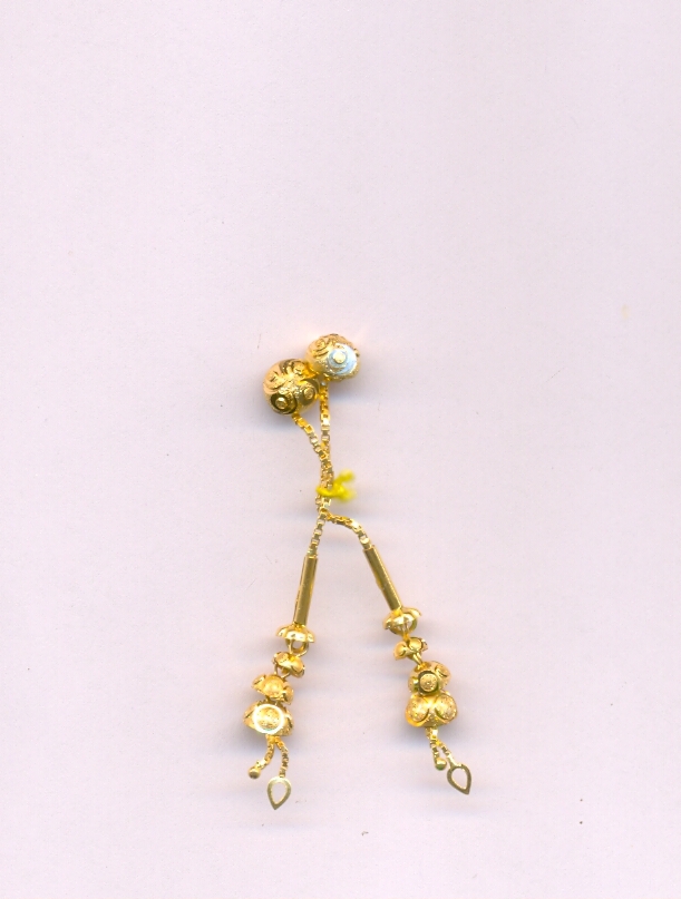 GOLD HANGING PLAIN FANCY