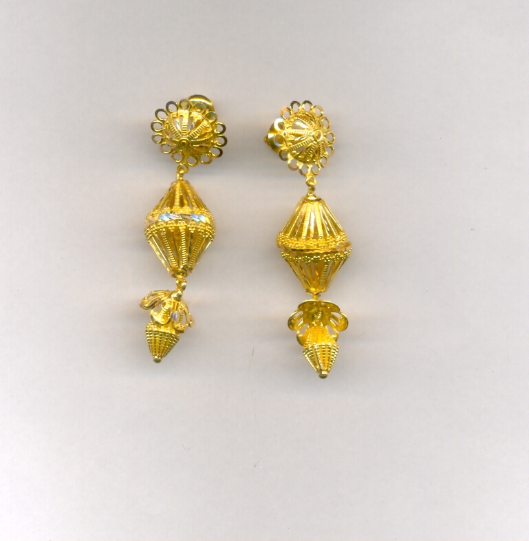GOLD HANGING PLAIN FANCY