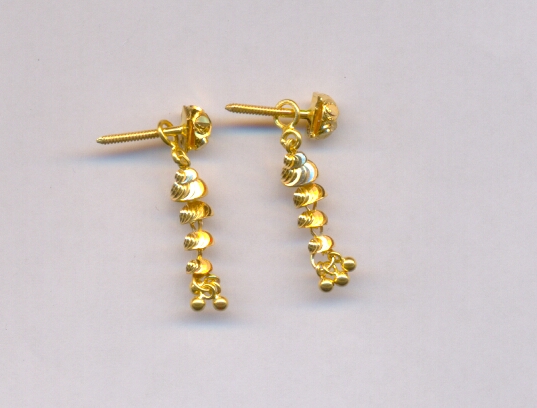 GOLD HANGING PLAIN FANCY