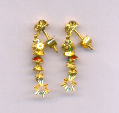 GOLD HANGING PLAIN FANCY