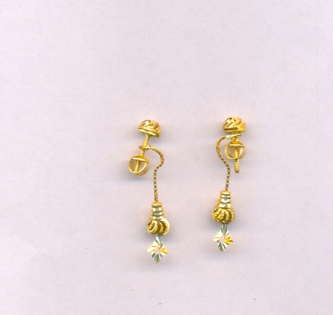 GOLD HANGING PLAIN FANCY