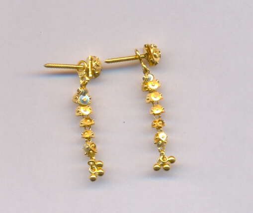 GOLD HANGING PLAIN FANCY