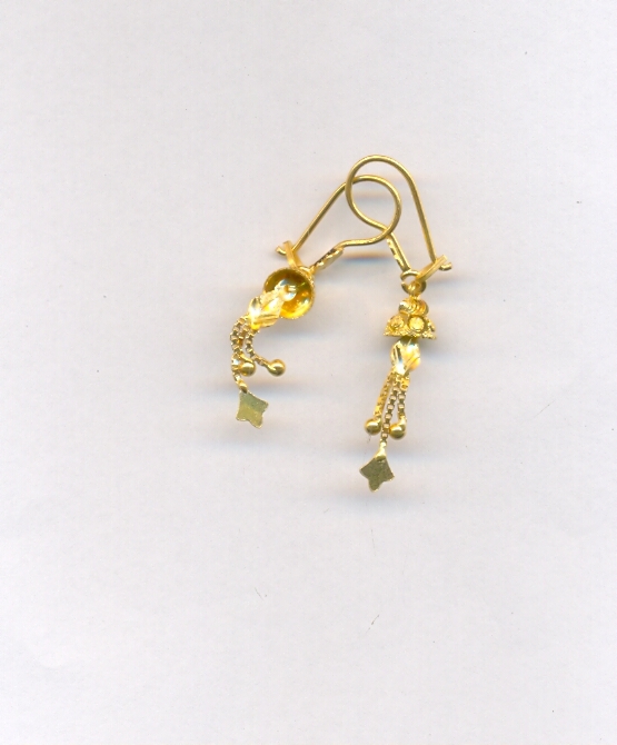 GOLD HANGING PLAIN FANCY