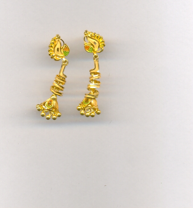 GOLD HANGING PLAIN FANCY