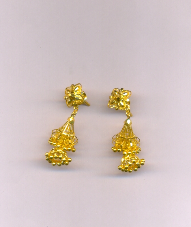 GOLD HANGING PLAIN FANCY