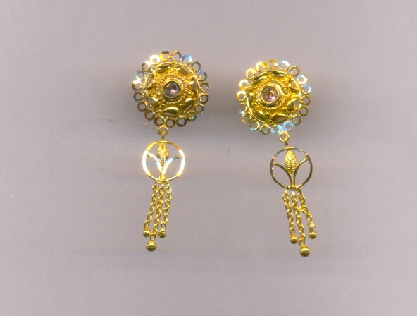 GOLD HANGING PLAIN FANCY