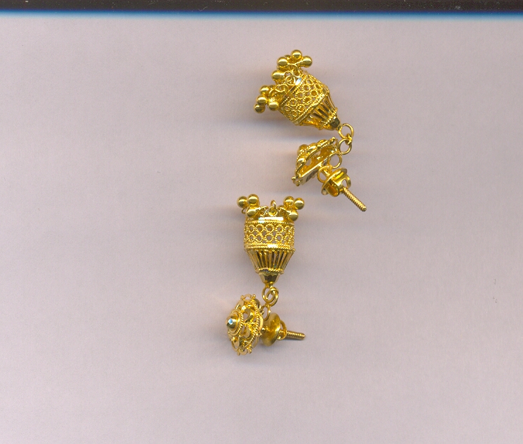 GOLD HANGING PLAIN FANCY