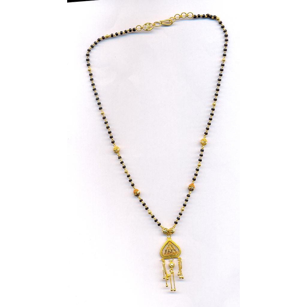 GOLD MANGALSUTRA PLAIN FANCY