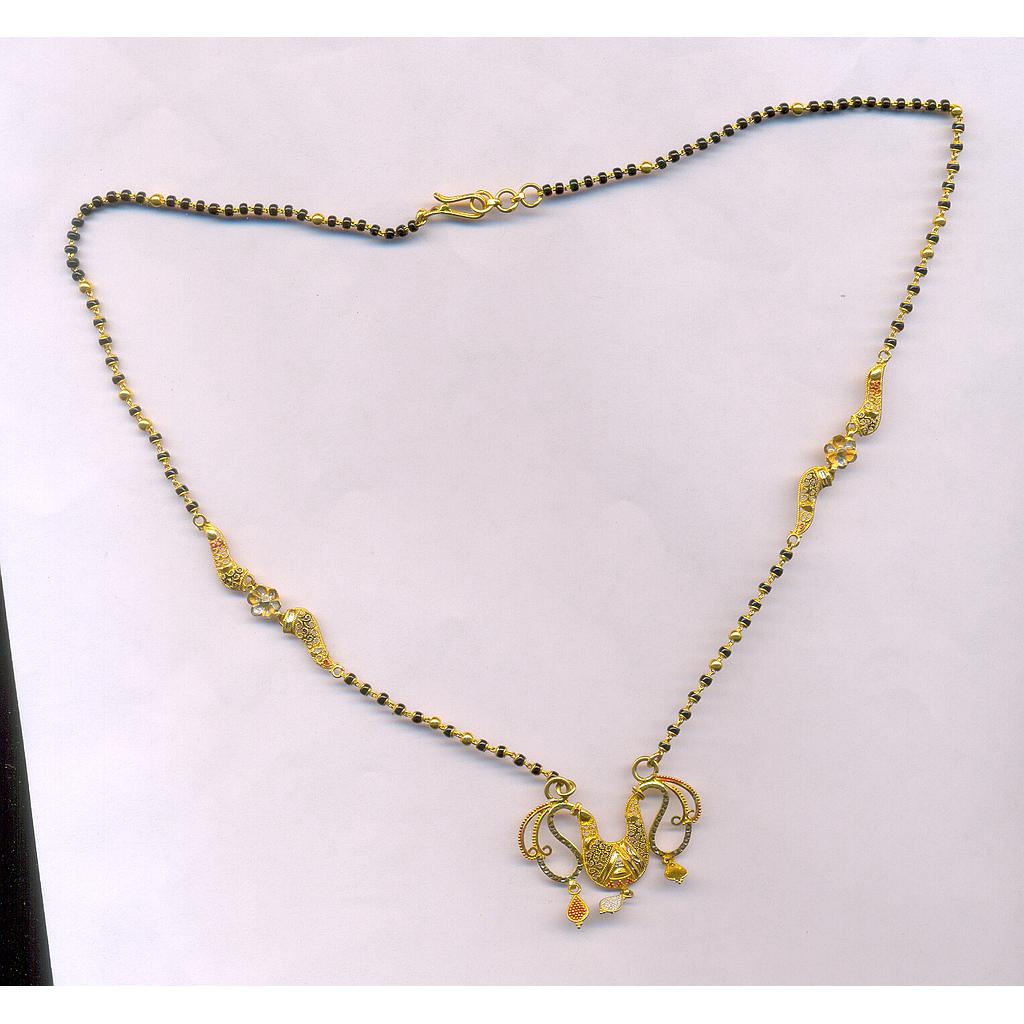 GOLD MANGALSUTRA PLAIN FANCY