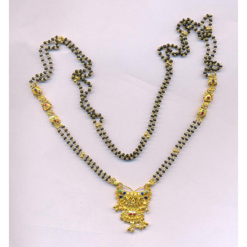 GOLD MANGALSUTRA PLAIN FANCY