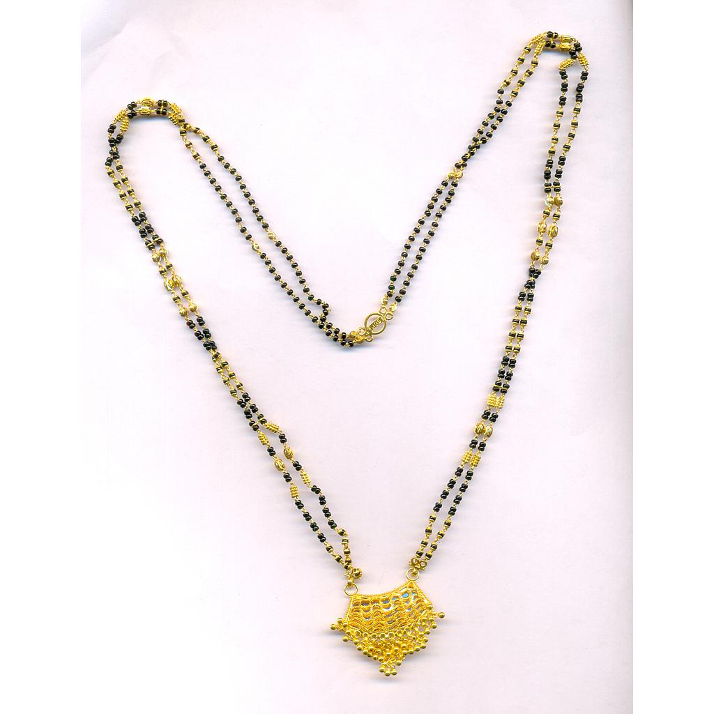 GOLD MANGALSUTRA PLAIN FANCY