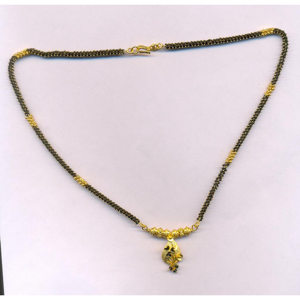 GOLD MANGALSUTRA PLAIN FANCY