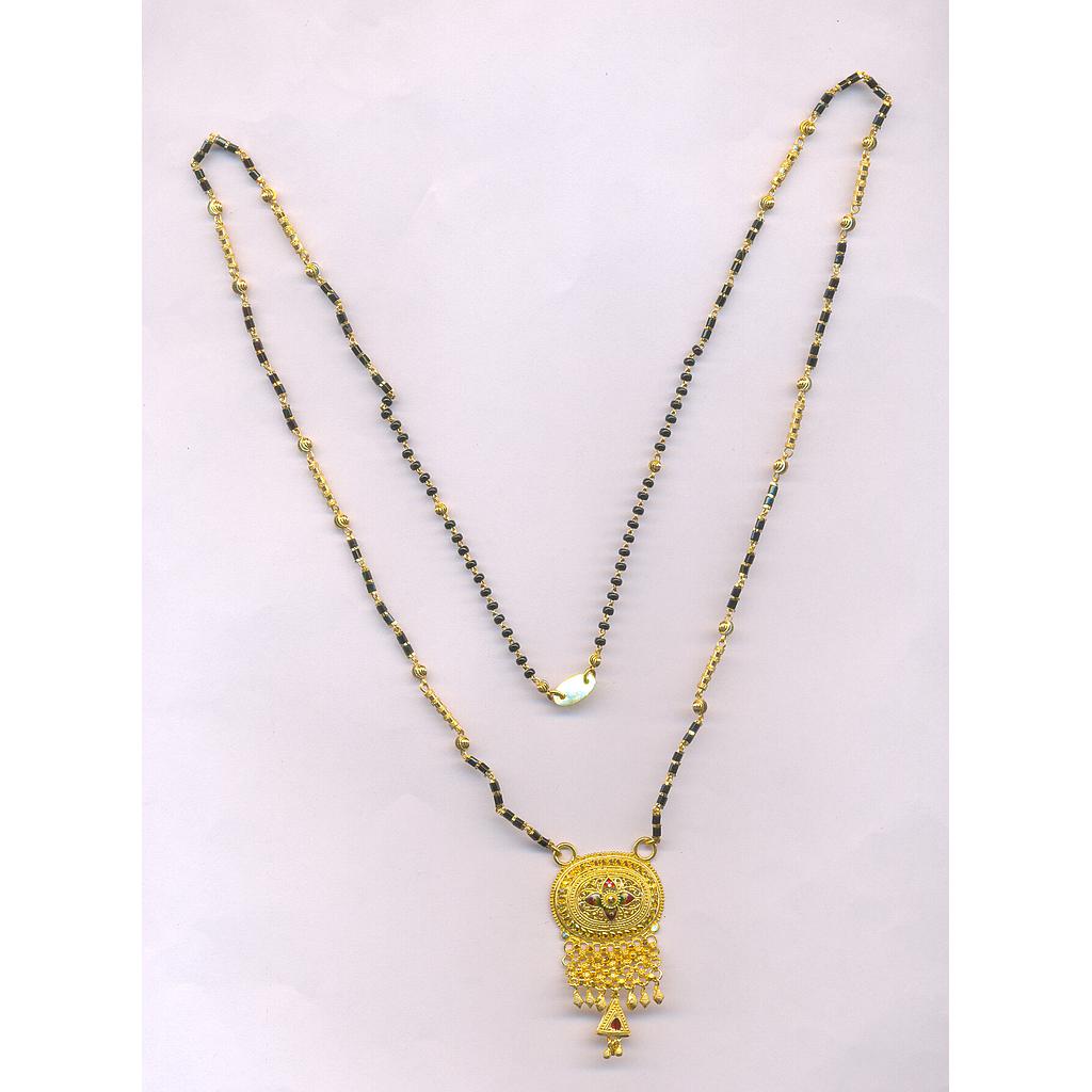 GOLD MANGALSUTRA PLAIN FANCY