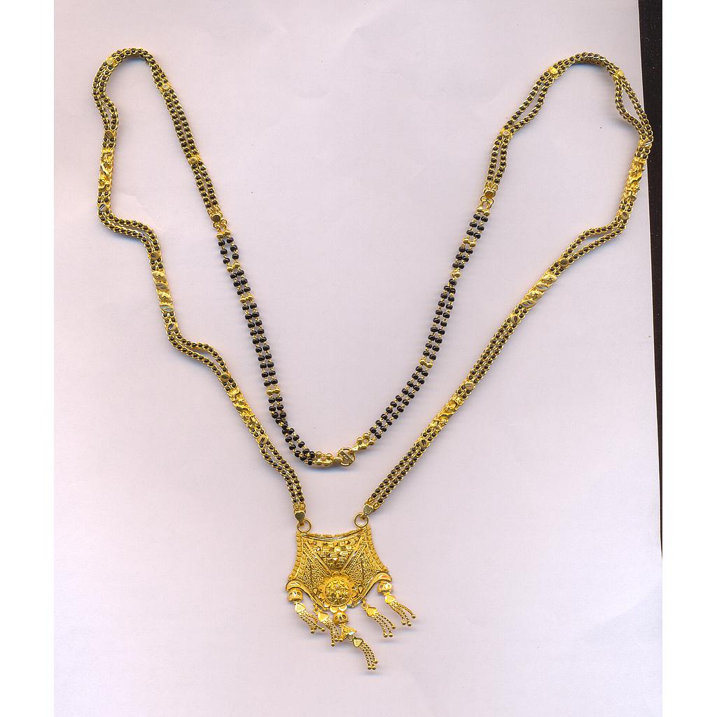 GOLD MANGALSUTRA PLAIN FANCY