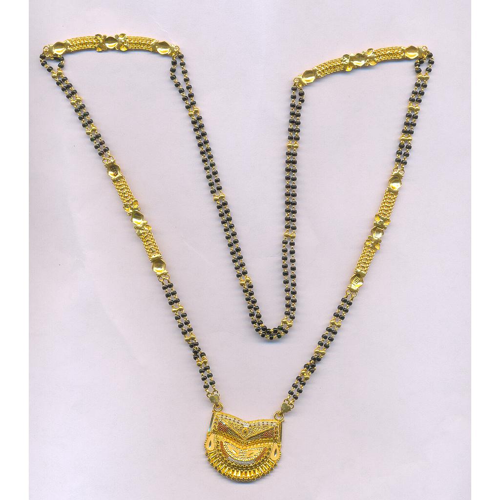 GOLD MANGALSUTRA PLAIN FANCY