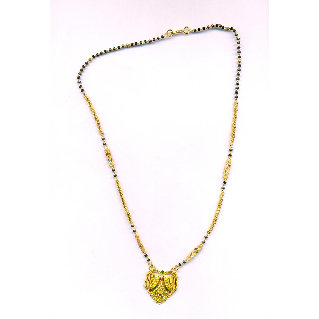 GOLD MANGALSUTRA PLAIN FANCY