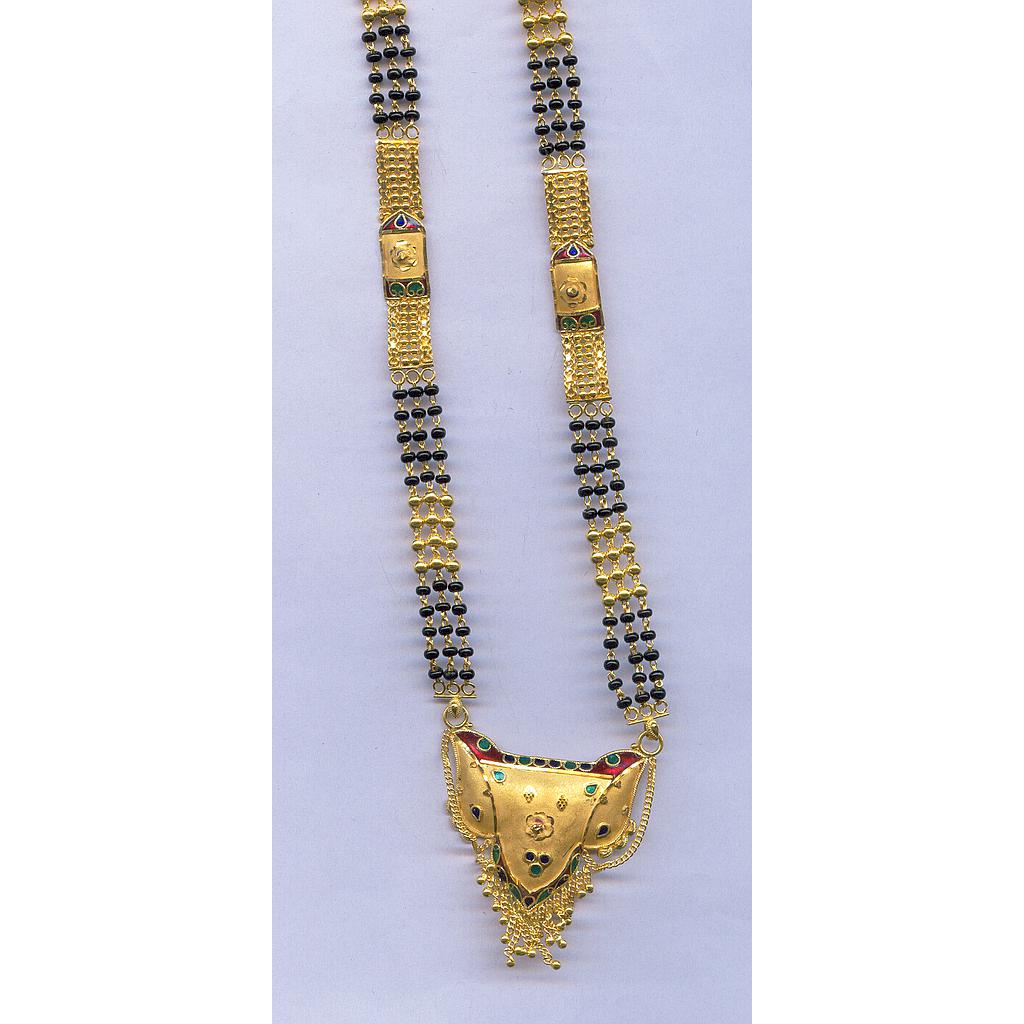 GOLD MANGALSUTRA PLAIN FANCY