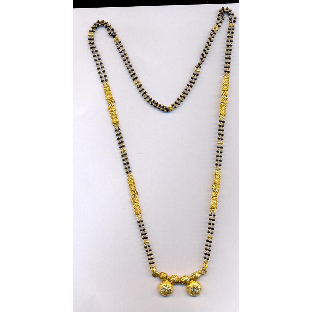 GOLD MANGALSUTRA PLAIN FANCY