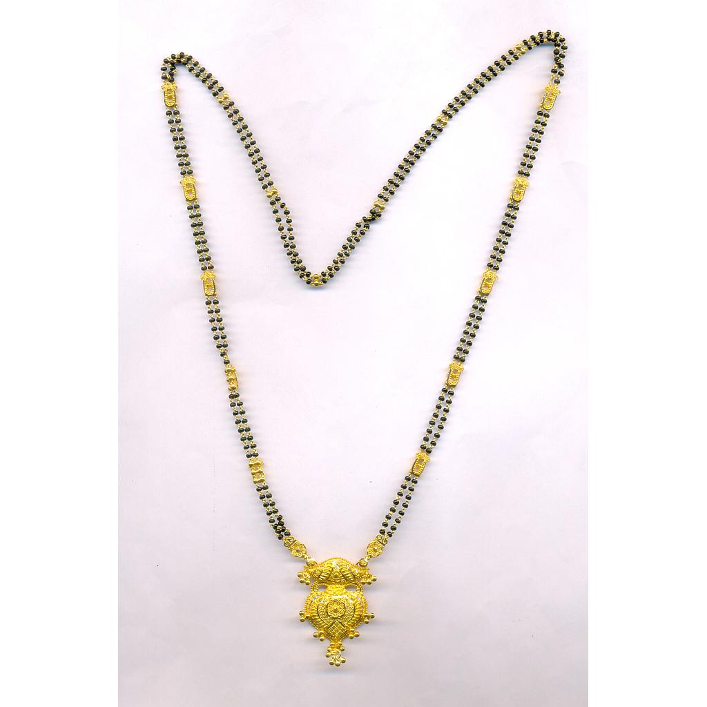 GOLD MANGALSUTRA PLAIN FANCY